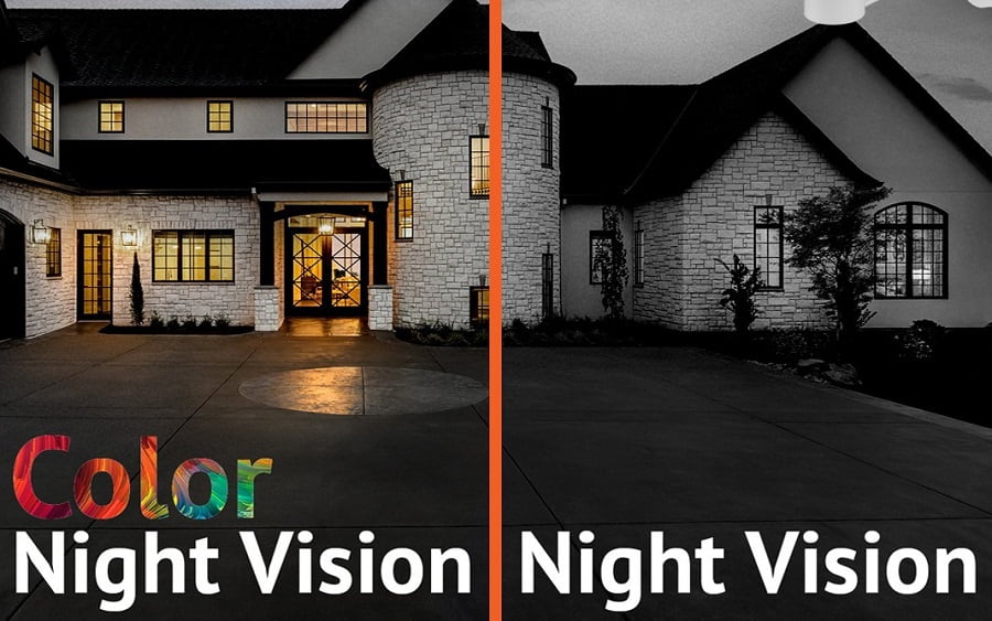 تکنولوژی دید در شب رنگی برخلاف دید در شب سیاه و سفید، تصاویر رنگی در شب ارائه می‌دهد.